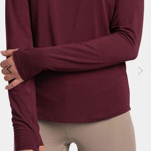 Performance Wool-Blend Long Sleeve Top